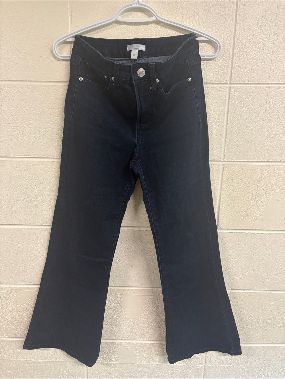 LC Lauren Conrad Dark Navy Flare Jeans